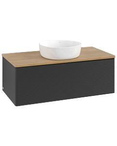 Villeroy & Boch Antao Waschtischunterschrank 1000x360x500mm L31111PD mit Beleuchtung mit Struktur FK/AP: PD/1