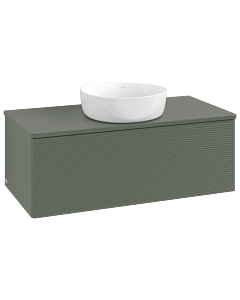 Villeroy & Boch Antao Waschtischunterschrank 1000x360x500mm L31150HL mit Beleuchtung mit Struktur FK/AP: HL/0