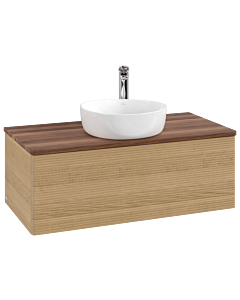 Villeroy & Boch Antao Waschtischunterschrank 1000x360x500mm L31152HN mit Beleuchtung mit Struktur FK/AP: HN/2