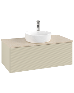 Villeroy & Boch Antao Waschtischunterschrank 1000x360x500mm L31153HJ mit Beleuchtung mit Struktur FK/AP: HJ/3