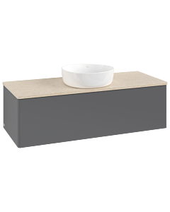 Villeroy & Boch Antao Waschtischunterschrank 1200x360x500mm L32013GK mit Beleuchtung FK/AP: GK/3