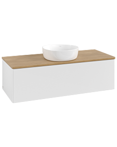 Villeroy & Boch Antao Waschtischunterschrank 1200x360x500mm L32111GF mit Beleuchtung mit Struktur FK/AP: GF/1