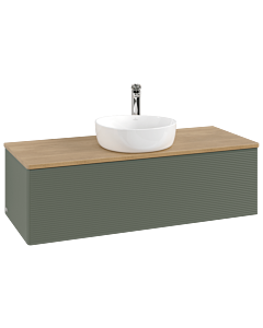 Villeroy & Boch Antao Waschtischunterschrank 1200x360x500mm L32151HL mit Beleuchtung mit Struktur FK/AP: HL/1