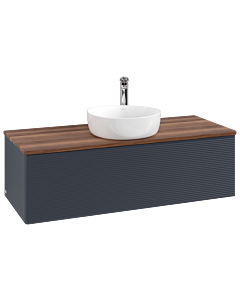 Villeroy & Boch Antao Waschtischunterschrank 1200x360x500mm L32152HG mit Beleuchtung mit Struktur FK/AP: HG/2