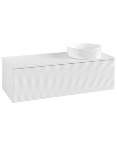 Villeroy & Boch Antao Waschtischunterschrank 1200x360x500mm L34110GF mit Beleuchtung mit Struktur FK/AP: GF/0