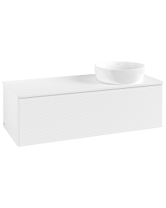 Villeroy & Boch Antao Waschtischunterschrank 1200x360x500mm L34110MT mit Beleuchtung mit Struktur FK/AP: MT/0