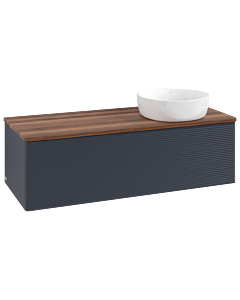 Villeroy & Boch Antao Waschtischunterschrank 1200x360x500mm L34112HG mit Beleuchtung mit Struktur FK/AP: HG/2