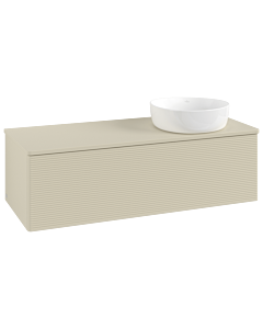 Villeroy & Boch Antao Waschtischunterschrank 1200x360x500mm L34150HJ mit Beleuchtung mit Struktur FK/AP: HJ/0