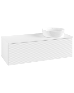 Villeroy & Boch Antao Waschtischunterschrank 1200x360x500mm L34150MT mit Beleuchtung mit Struktur FK/AP: MT/0