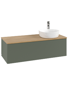 Villeroy & Boch Antao Waschtischunterschrank 1200x360x500mm L34151HL mit Beleuchtung mit Struktur FK/AP: HL/1