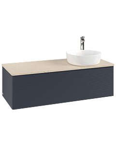 Villeroy & Boch Antao Waschtischunterschrank 1200x360x500mm L34153HG mit Beleuchtung mit Struktur FK/AP: HG/3
