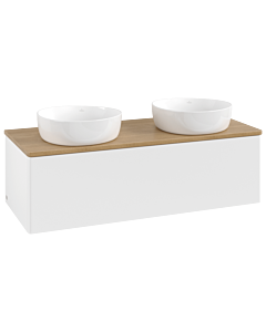 Villeroy & Boch Antao Waschtischunterschrank 1200x360x500mm L35011MT mit Beleuchtung FK/AP: MT/1