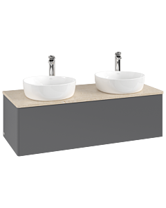 Villeroy & Boch Antao Waschtischunterschrank 1200x360x500mm L35053GK mit Beleuchtung FK/AP: GK/3
