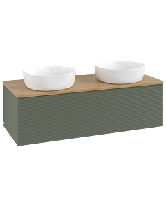 Villeroy & Boch Antao Waschtischunterschrank 1200x360x500mm L35111HL mit Beleuchtung mit Struktur FK/AP: HL/1