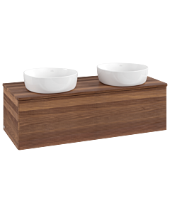 Villeroy & Boch Antao Waschtischunterschrank 1200x360x500mm L35112HM mit Beleuchtung mit Struktur FK/AP: HM/2