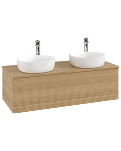 Villeroy & Boch Antao Waschtischunterschrank 1200x360x500mm L35151HN mit Beleuchtung mit Struktur FK/AP: HN/1