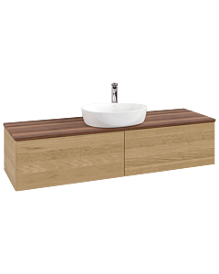 Villeroy & Boch Antao vanity unit 1600x360x500mm L36052HN with lighting FK/AP: HN/2