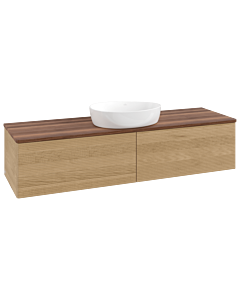 Villeroy & Boch Antao Waschtischunterschrank 1600x360x500mm L36112HN mit Beleuchtung mit Struktur FK/AP: HN/2
