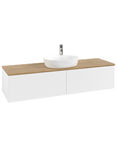 Villeroy & Boch Antao Waschtischunterschrank 1600x360x500mm L36151MT mit Beleuchtung mit Struktur FK/AP: MT/1