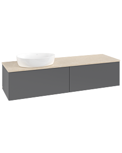 Villeroy & Boch Antao meuble sous vasque 1600x360x500mm L37013GK avec éclairage FK/AP: GK/3