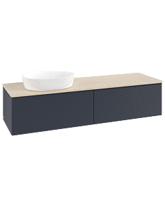Villeroy & Boch Antao meuble sous vasque 1600x360x500mm L37113HG avec éclairage avec structure FK/AP: HG/3