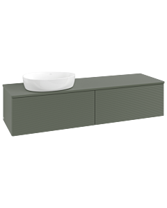 Villeroy & Boch Antao Waschtischunterschrank 1600x360x500mm L37150HL mit Beleuchtung mit Struktur FK/AP: HL/0