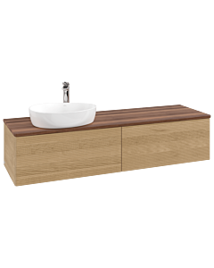 Villeroy & Boch Antao meuble sous vasque 1600x360x500mm L37152HN avec éclairage avec structure FK/AP: HN/2