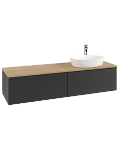 Villeroy & Boch Antao Waschtischunterschrank 1600x360x500mm L38151PD mit Beleuchtung mit Struktur FK/AP: PD/1