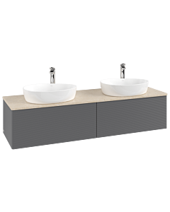 Villeroy & Boch Antao vanity unit 1600x360x500mm L39153GK with lighting with structure FK/AP: GK/3