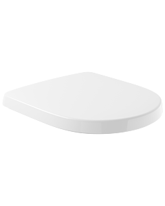 Abattant de toilettes Villeroy &amp; Boch O.Novo 9M406101 compact, charnières en acier inoxydable, blanc alpin