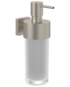 Villeroy und Boch Elements Striking Seifenspender TVA15200700064 brushed nickel black, 230ml, frosted glass