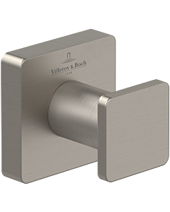 Villeroy und Boch Elements Striking Handtuchhaken TVA15201100064 brushed nickel black, 45x45x44mm