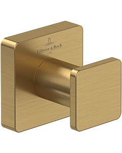 Villeroy und Boch Elements Striking towel hook TVA15201100076 brushed gold, 45x45x44mm