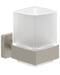 Villeroy und Boch Elements Striking Glashalter TVA15201900064 99x100x123mm, Glas satiniert, brushed nickel black