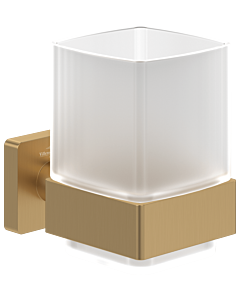 Villeroy und Boch Elements Striking Glashalter TVA15201900076 99x100x123mm, Glas satiniert, brushed gold