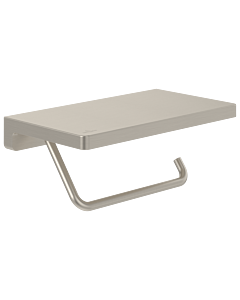 Villeroy und Boch Elements Striking Toilettenpapierhalter TVA15202300064 200x110x79mm, mit Ablage, brushed nickel black