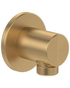 Villeroy & Boch Universal Showers wall elbow TVC00045600076 Round, wall mounted, brushed gold