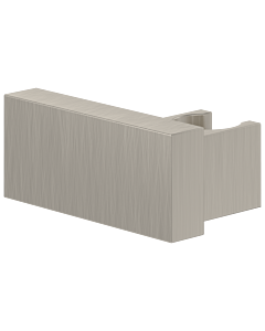 Villeroy & Boch Universal Showers support de douchette TVC00045900064 carré, montage mural, nickel brossé noir