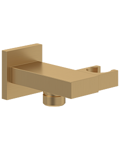 Villeroy & Boch Universal Showers support de douchette TVC00046300076 carré, montage mural, or brossé