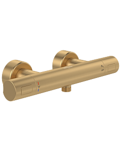 Villeroy & Boch Universal robinets &amp; Raccords thermostat de douche TVS00001700076 rond, montage mural, or brossé