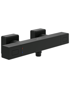 Villeroy & Boch Universal Taps & Fittings Brause-Thermostat TVS000018000K5 eckig, Wandmontage, matt black