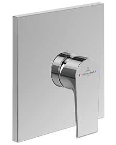 Villeroy und Boch Liberty trim set TVS10700400061 concealed single lever shower fitting, wall mounting, chrome