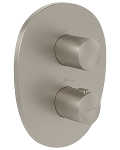 Villeroy und Boch Antao final assembly set TVS11100200064 concealed thermostat with two-way volume control, brushed nickel black