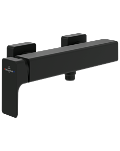 Villeroy und Boch Subway 3. 1930 TVS112001000K5 single lever shower fitting with backflow protection, wall mounting, matt black