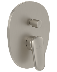 Villeroy und Boch Antao trim set TVT11100100064 concealed single lever mixer, wall mounting, brushed nickel black