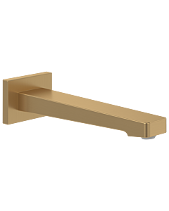 Villeroy und Boch bath spout TVT12500200076 75x55x224mm for wall mounting brushed gold