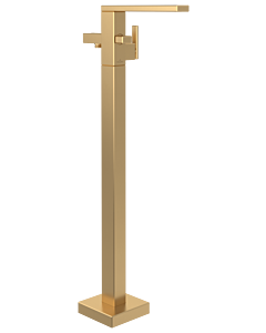 Villeroy und Boch Mettlach single lever bath mixer TVT12600300076 floor standing, brushed gold