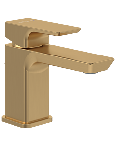 Villeroy und Boch Subway 3. 1930 monocommande mitigeur lavabo TVW11200100076 avec tirette garniture de vidange , or brossé