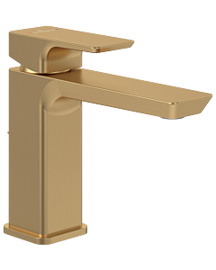 Villeroy und Boch Subway 3. 1930 monocommande mitigeur lavabo TVW11200200076 avec tirette garniture de vidange , or brossé