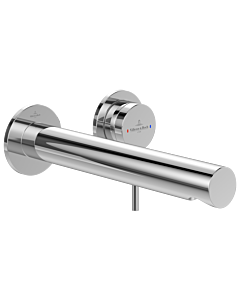 Villeroy und Boch Loop + Friends final assembly set TVZ10601000061 concealed two-hole single-lever basin mixer, without waste set, wall mounting, chrome